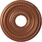Ekena Millwork Cole PVC Ceiling Medallion (Fits Canopies up to 4 1/4"), Brght Coat Copper, 13"OD x 3 1/2"ID x 3/4"P CMP13COBCO - alternate 1